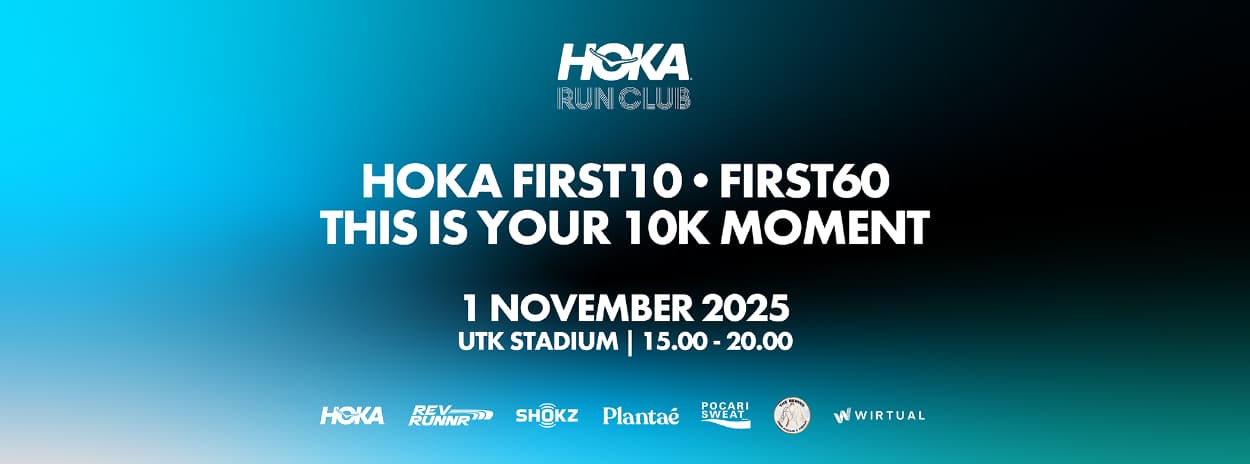 HOKA FIRST10 FIRST60 THIS IS YOUR 10K MOMENT