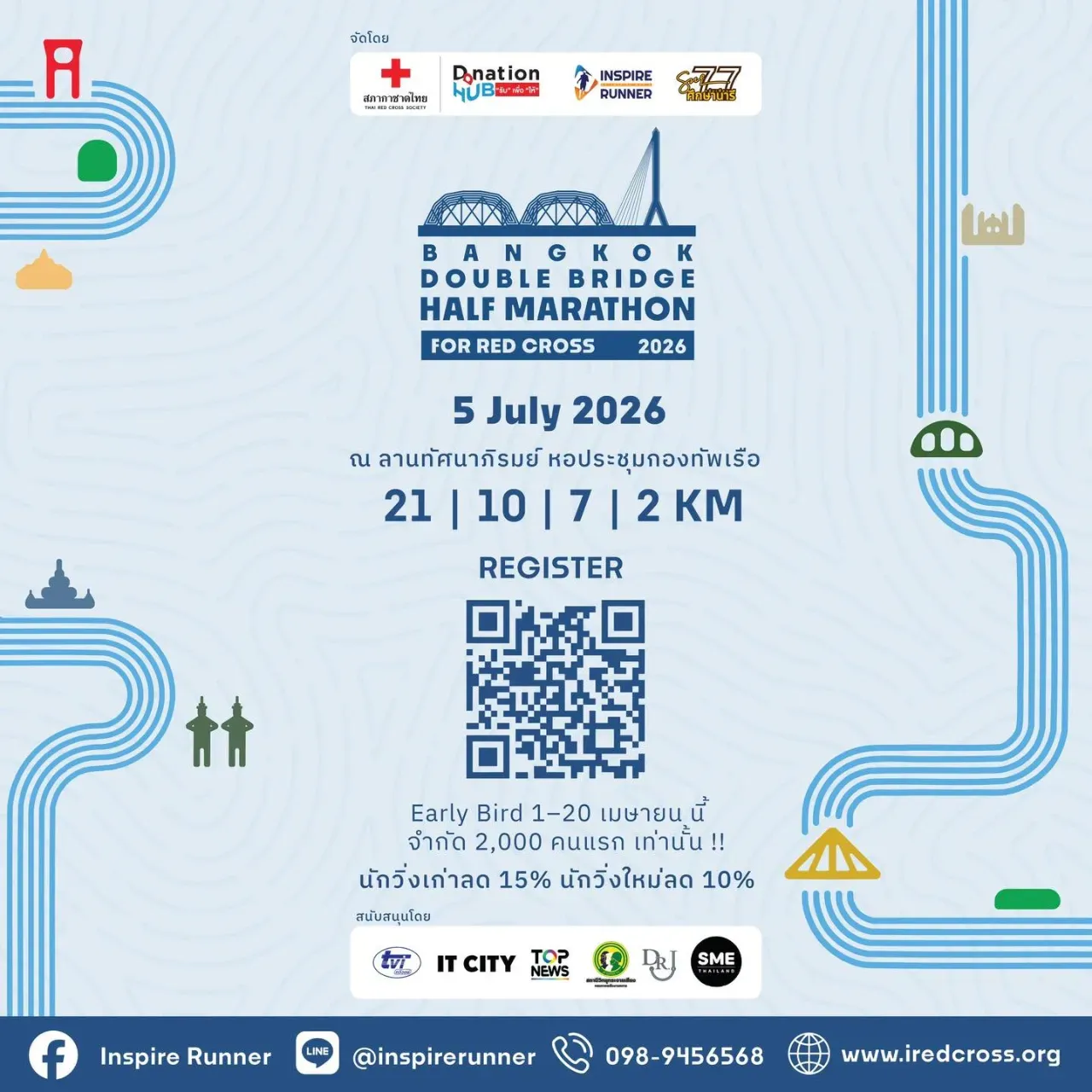 Bangkok Double Bridge Run for Red Cross  2026